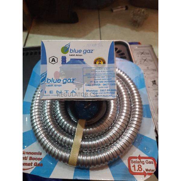 Regulator bluegaz Original dan selang Untuk blue gas anti tikus