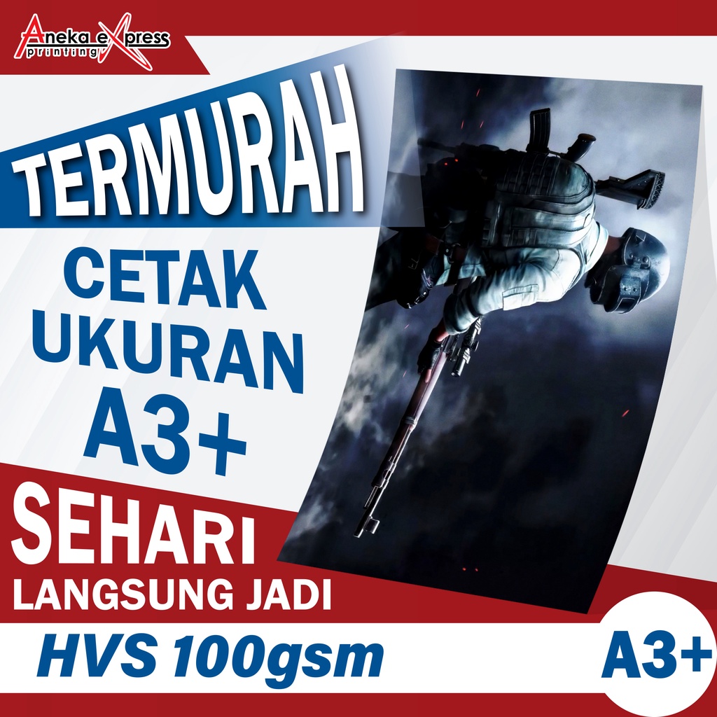 

Print A3+ | Cetak A3+ MURAH | KERTAS HVS 100 | 1 Sisi / 2 Sisi