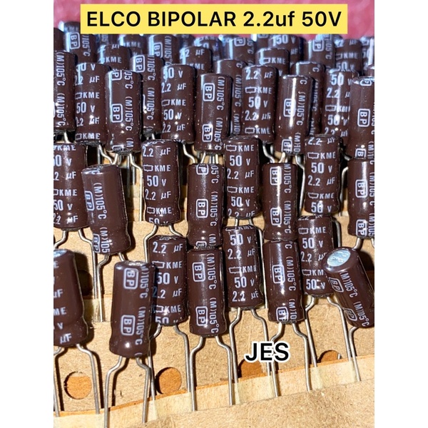 ELCO BIPOLAR 2.2uf 50V RENCENG BERKUALITAS