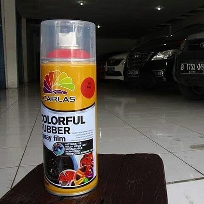 CARLAS RUBBER PAINT Merah Dof - CARLAS C6 Red Doff