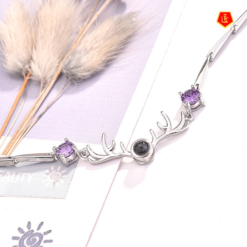 [Ready Stock]Women's Fashion Elegant Antlers Bracelet