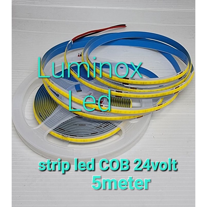 strip light cob drop ceiling plafon 24volt 3000k 5meter / flexible strip COB 24v 5m 3000k 5mtr