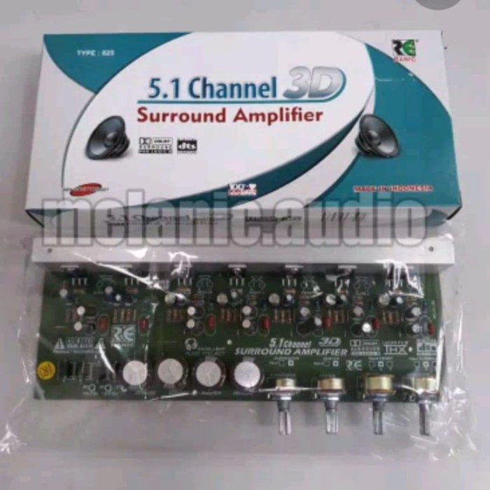 Kit Power Amplifier aktif 5.1 surround 3D