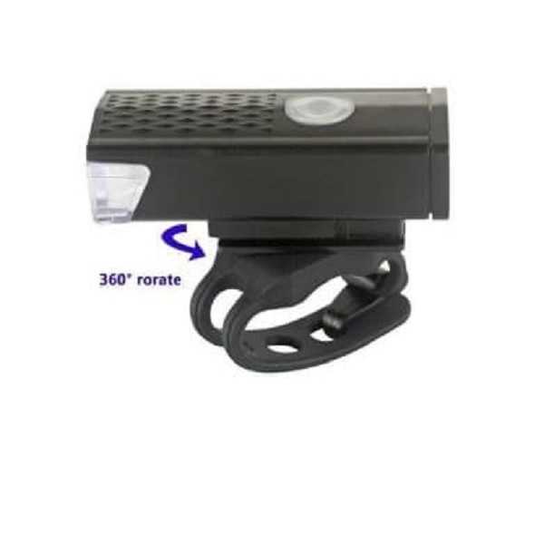 Lampu Depan Sepeda LED 300LM Battery Recharge / Bicycle USB Recharge