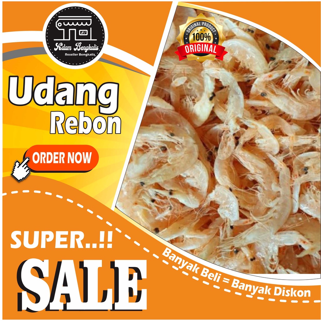 

Udang Rebon/Rebun Untuk Pelengkap Makanan penyedap rasa nasi goreng bakwan dll 500gr