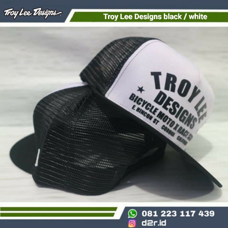 TOPI TROY LEE DESIGNS BLACK WHITE. TLD MOTOCROSS GRASSTRACK ENDURO TRABAS SUPERMOTO KTM DOWNHILL MTB