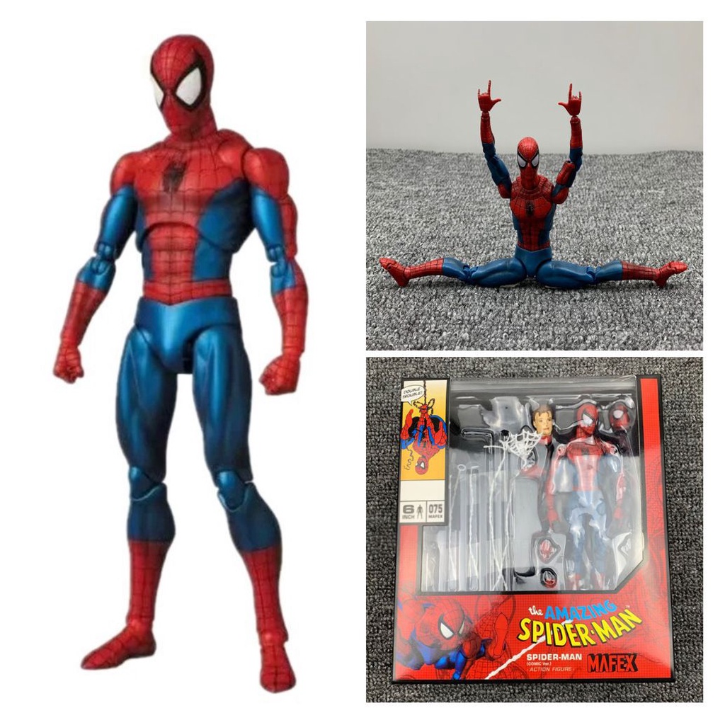 Amazing The Marvel MAF075 Spiderman Spider Man Action Figure Mainan Anak Hadiah