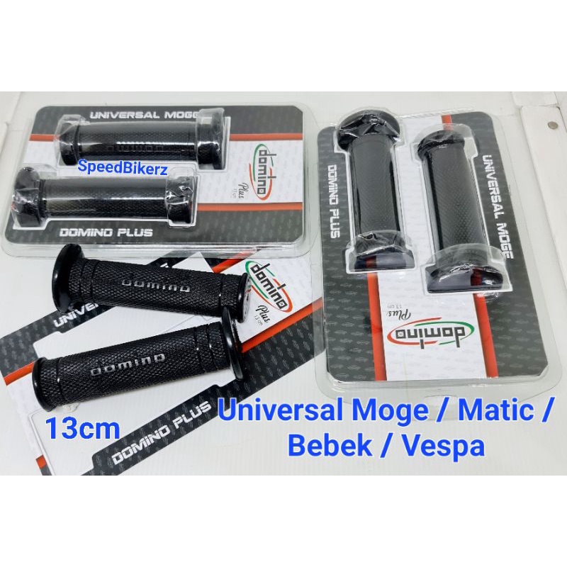 Handfat Stang motor gede Domino Long 13cm MOGE Grip stang motor laki Hangrip pegangan Gas motor gede vixion Tiger megapro Rxk Cb cbr ninja Byson 13cm