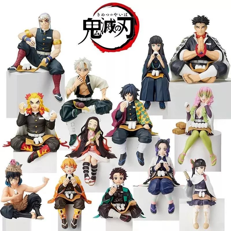 Action Figure Demon Slayer Anime Kimetsu No Yaiba Eat Rice Ball Ver.