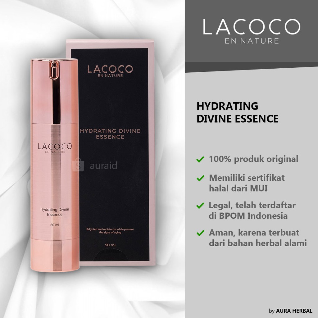 COD LACOCO Hydrating Divine Essence Asli NASA - Mencerahkan, Melembapkan & Memutihkan Kulit