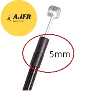 End cap Cable Housing kabel outer Rem Shifter 4mm 5mm kondom penutup cup ujung Sepeda