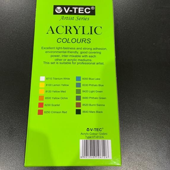 

9SB Acrylic V-tec 12 Warna Cat Akrilik 7L Diskon¯