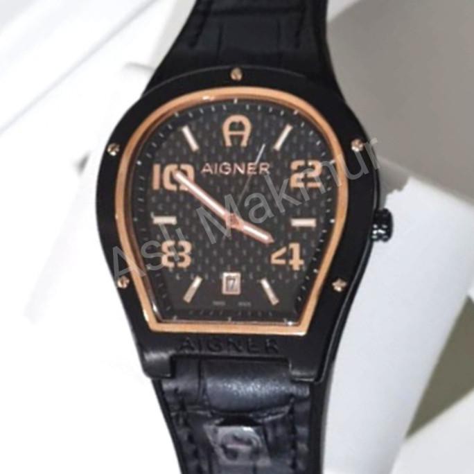 Jam Tangan Aigner Original A136106 Roma Men Dial Black Mitashop1988