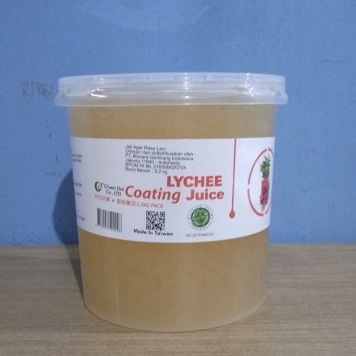 

(BISA COD) Popping Bobba/Poping Boba/CoatingJuice Impor Taiwan - Lychee