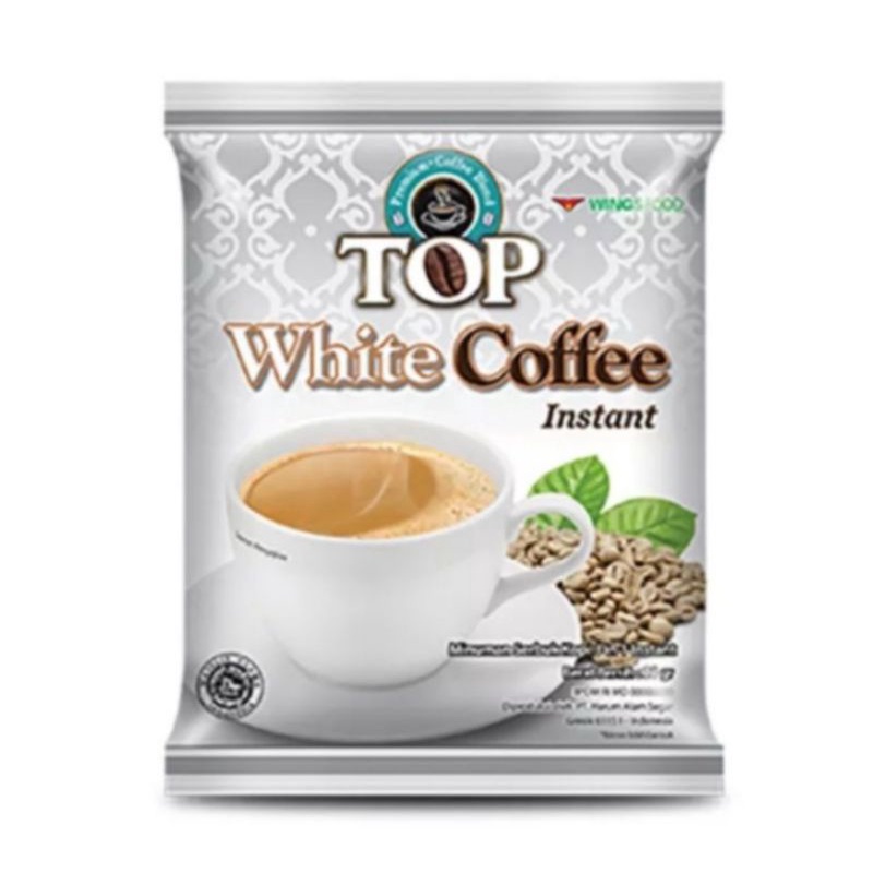 TOP white coffee renceng isi 12 sachet / coffe instan / kopi