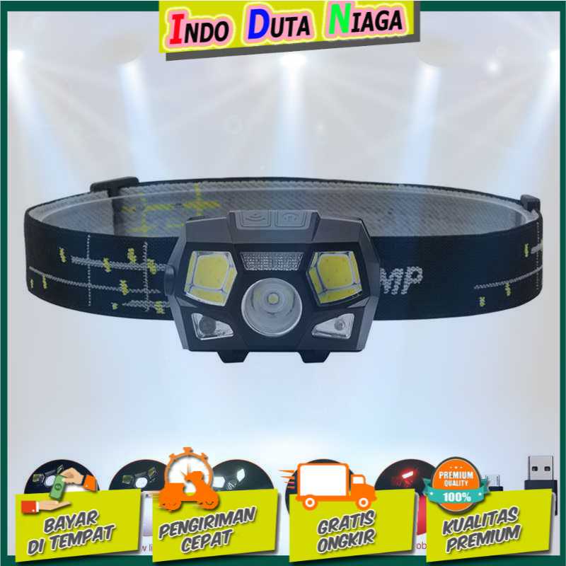 IDN TOOLS - TaffLED Headlamp Rechargeable USB Motion XPE+COB 10000Lumens BL066