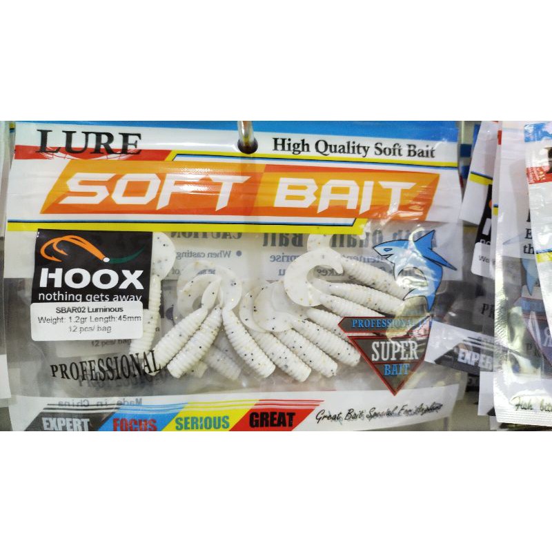 soft lure hoox 45mm