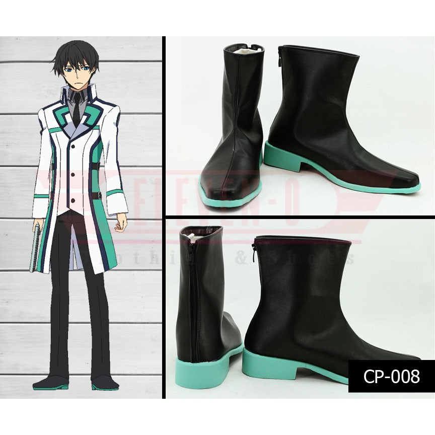 Sepatu Cosplay Mahouka Koukou no Rettousei Tatsuya Shiba