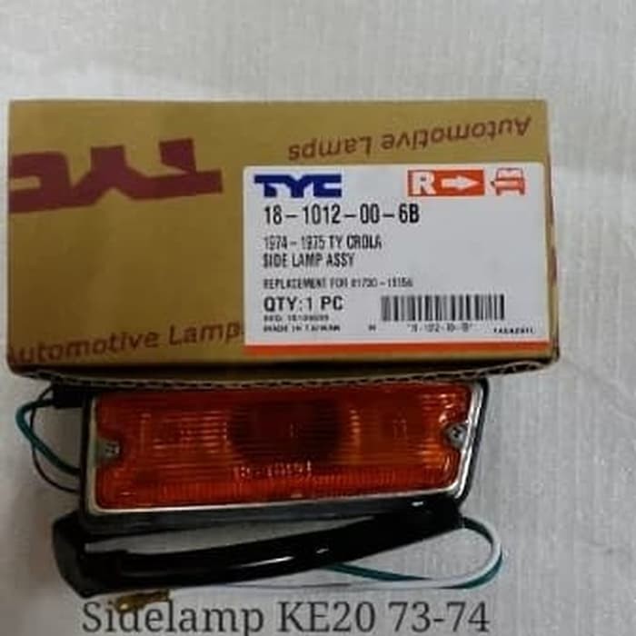 TOYOTA COROLLA KE 20 KE20 1973 1974 LAMPU SEN SPAKBOR