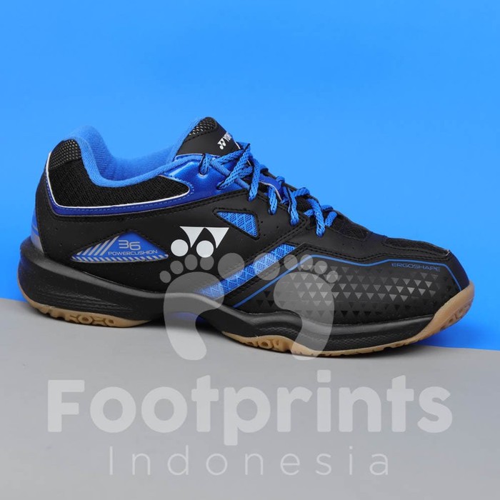 Sepatu Badminton Yonex SHB36EX SHB 36 EX Black Blue Original Ori Murah
