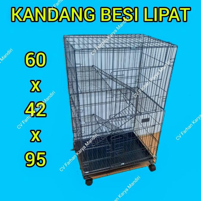 Kandang kucing kelinci tingkat 3