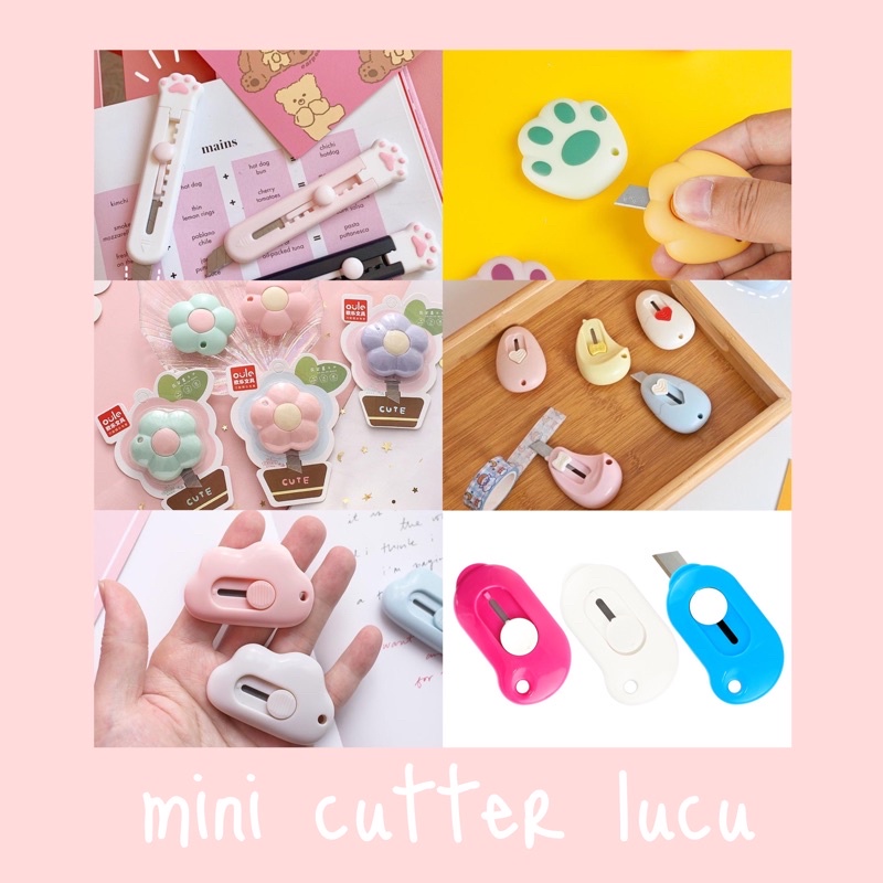 

[BISA COD] CUTTER MINI LUCU | CUTTER MINI MOTIF | CUTTER MINI BENTUK LUCU | ALAT PEMOTONG KERTAS / ALAT PEMBUKA PAKET | MINI CUTE CUTTER (baca deskripsi)