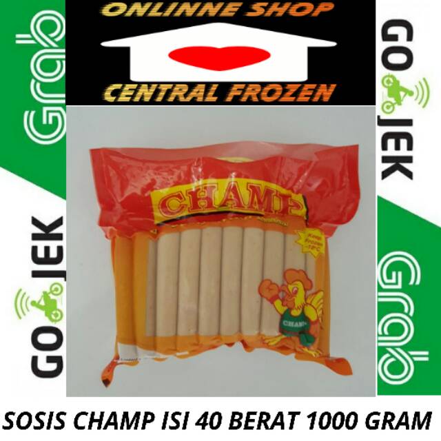 

SOSIS AYAM CHAMP ISI 40 BERAT 1000 GRAM