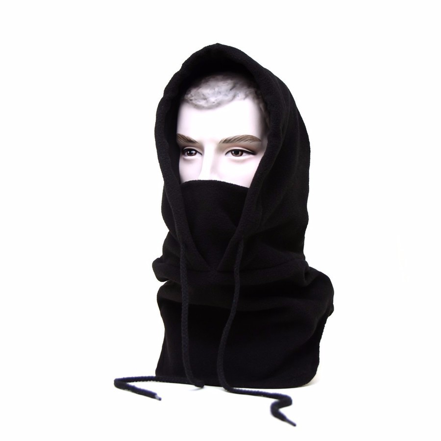 4 in 1 Thermal Fleece Balaclava full face Masker Kupluk Polar Panjang