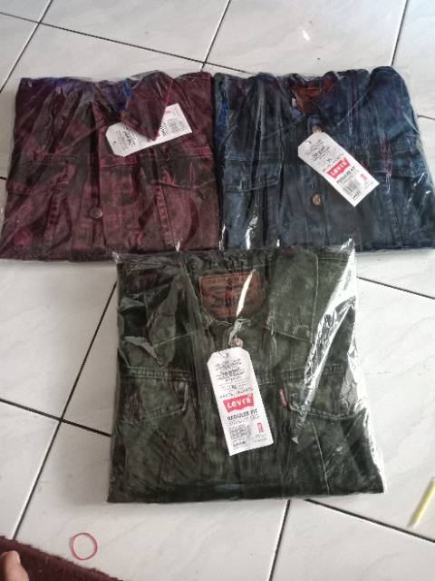 Jaket Jeans Sandwash Pria