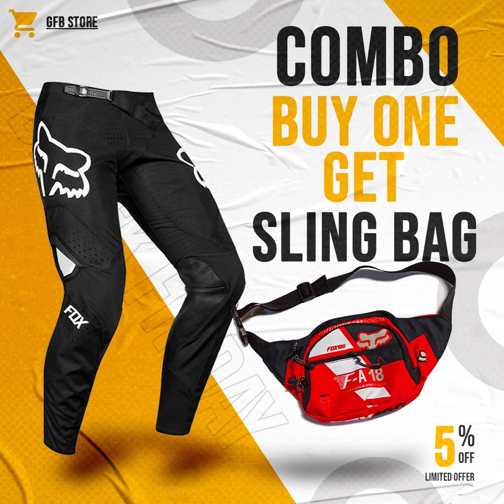 motocross motorcycle pants and motocross sling bag | Celana cross | celana trail | sling bag cross