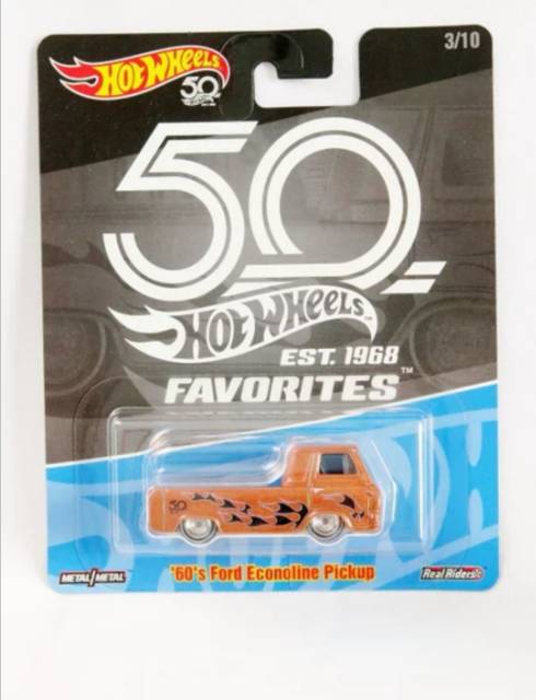 Hot Wheels 50th anniversary favorites A chevy vw ford amc