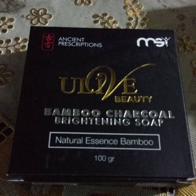 Bamboo charcoal soap