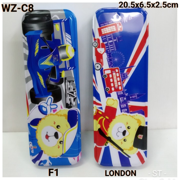 

Kotak Pensil / Tempat Pensil Kaleng 20cm BEAR (WZ-C8)