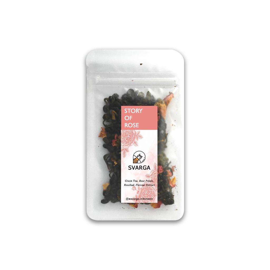 

Tea Blend Teh Artisan Story Of Rose Svarga Tea Pouch
