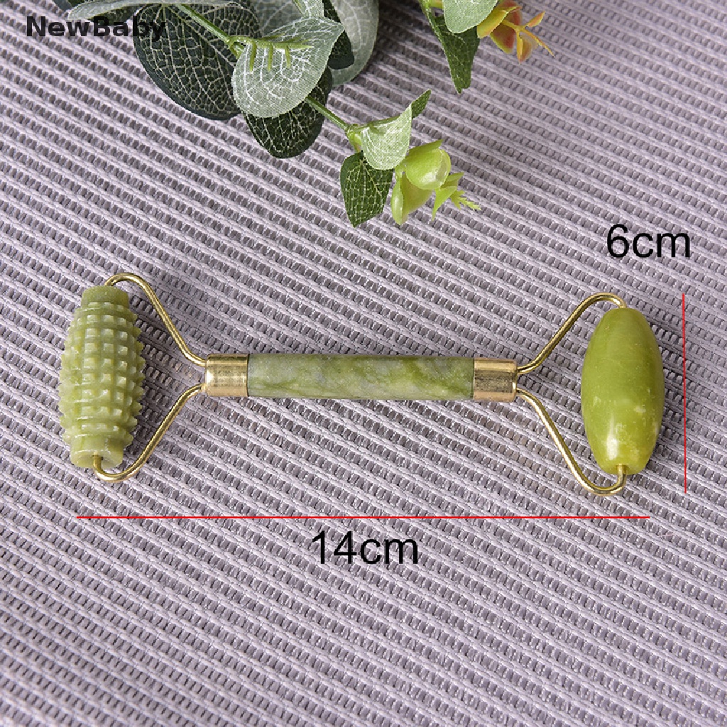 NewBaby 1Pc Women Men Facial Massager Body Head Neck Foot Nature Beauty Tool Jade ID