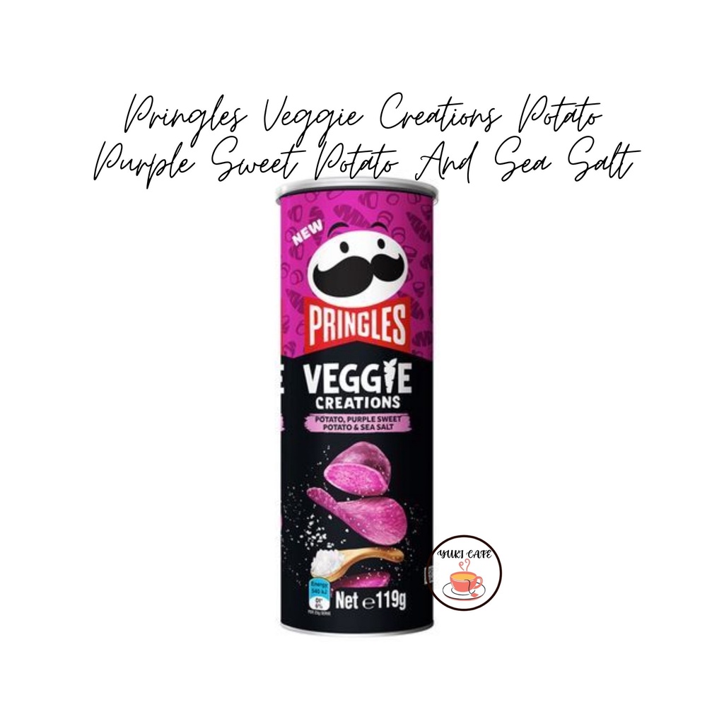 

KERIPIK - PRINGLES CREATIONS POTATO PURPLE SWEET POTATO AND SEA SALT