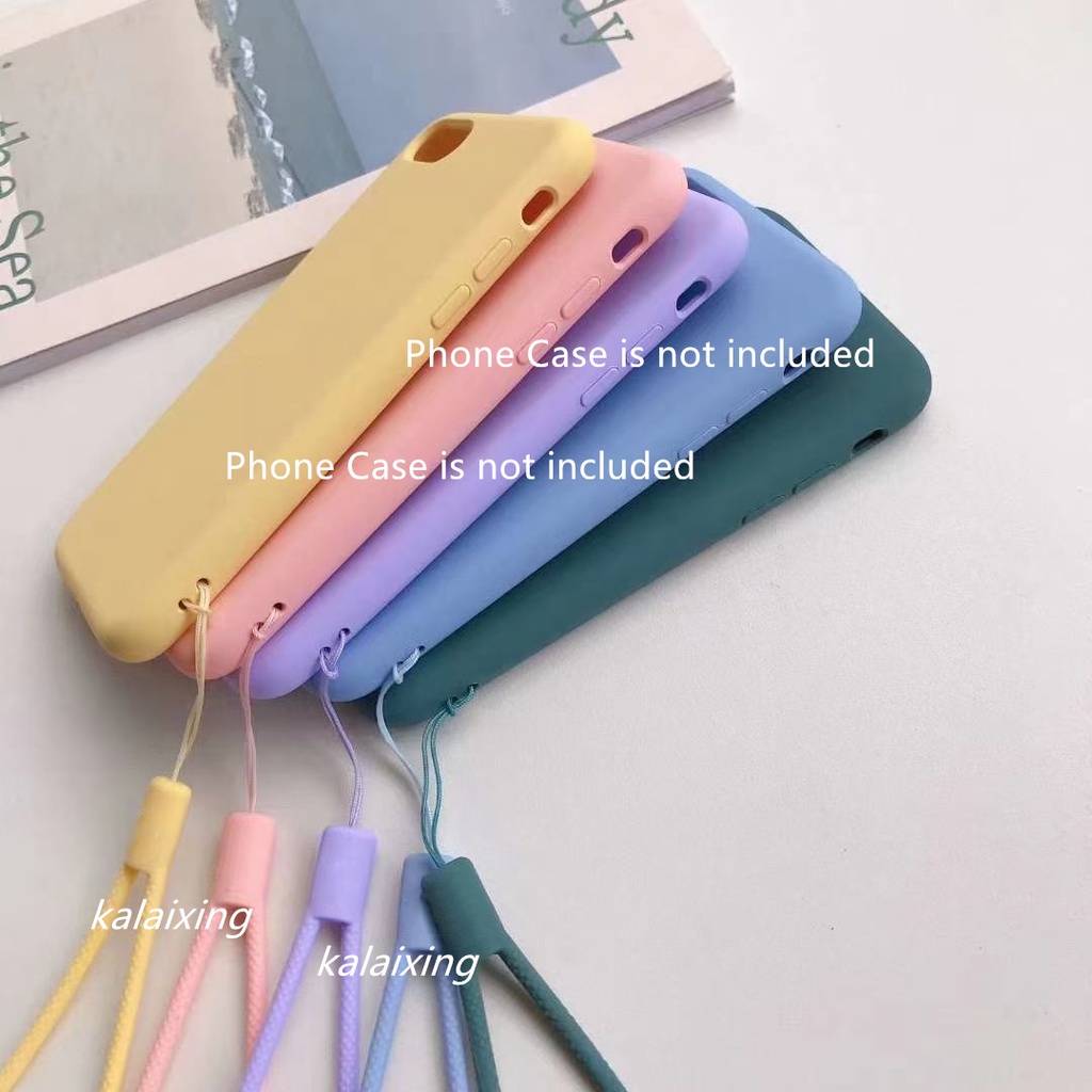 Tali Lanyard Silikon Cair 20 Warna Pastel untuk Case Mobile Phone