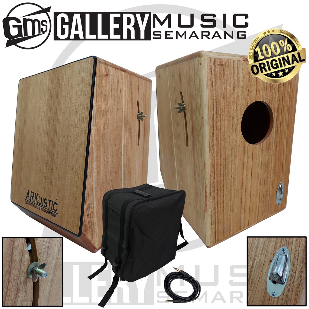 ORIGINAL!!! Cajon Elektrik ARKuistic Kahon Trapesium Drum Box Original