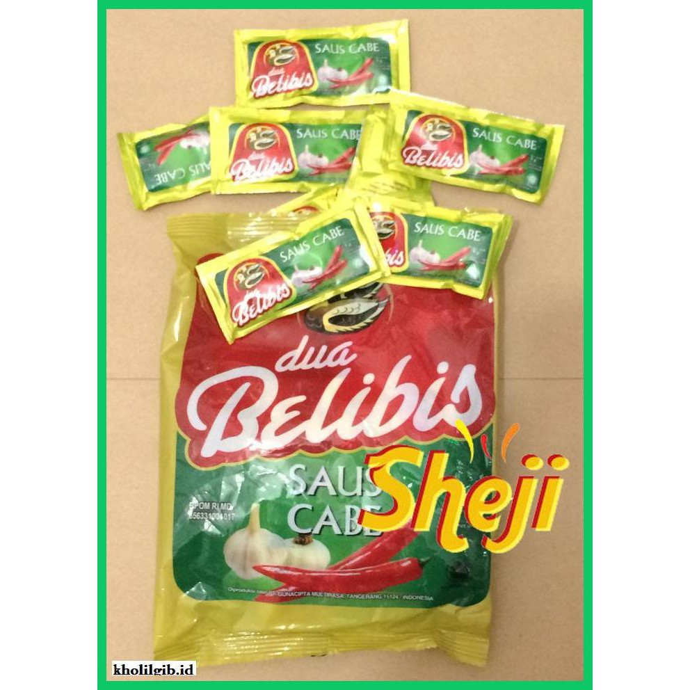 

Aneka-Sambal- Sambal Dua Belibis / Saus Cabe Sachet Isi 24 Sachet -Pedeeeeeezzzzzzz.