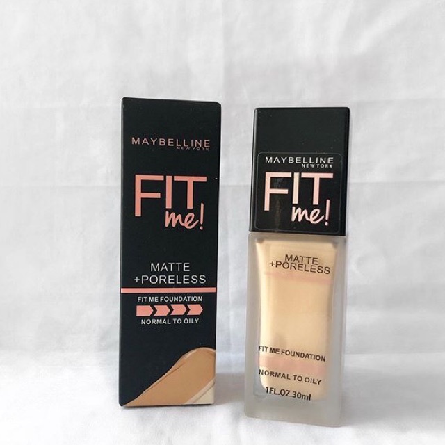 Maybeline fit me foundation