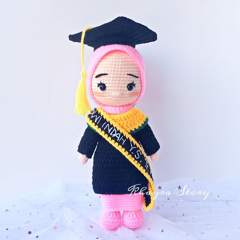 Amigurumi Wisuda / Boneka Rajut
