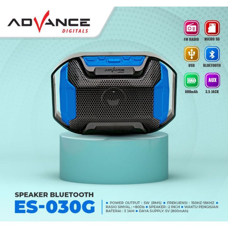 SPEAKER BLUETOOTH ADVANCE ES-030G MINI