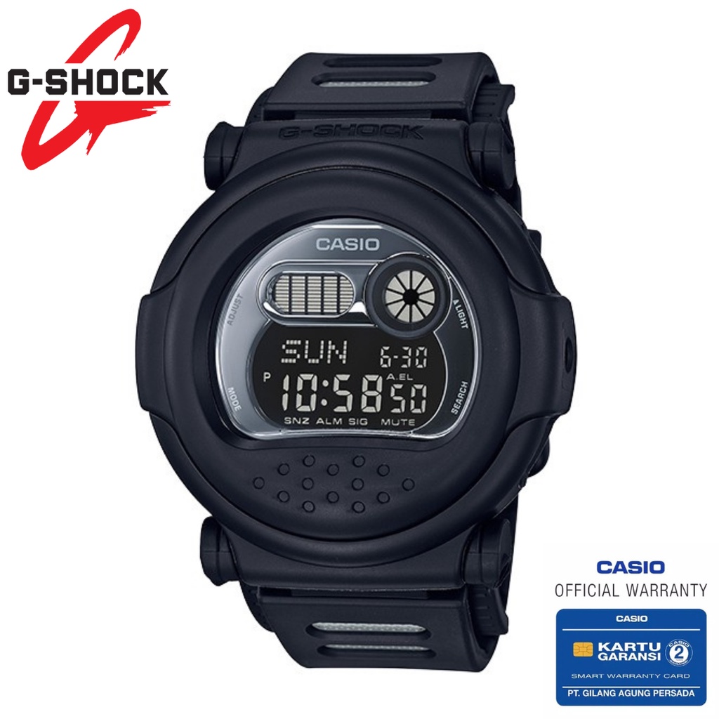 Jam Tangan Pria Casio G-Shock Original G-001BB-1DR Digital Rubber Strap