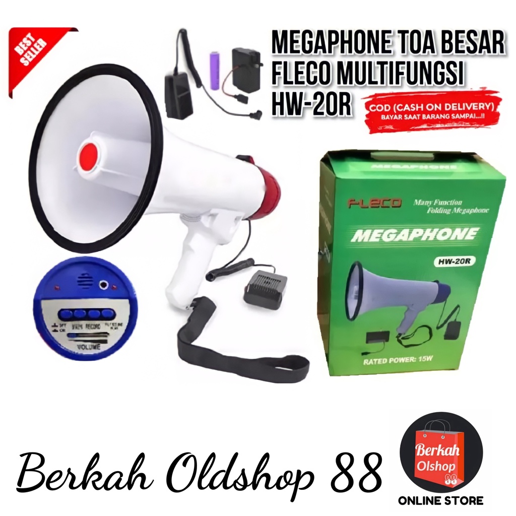 Toa Megaphone atau Toa Besar Fleco Multifungsi HW-20R/Toa Fleco Murah