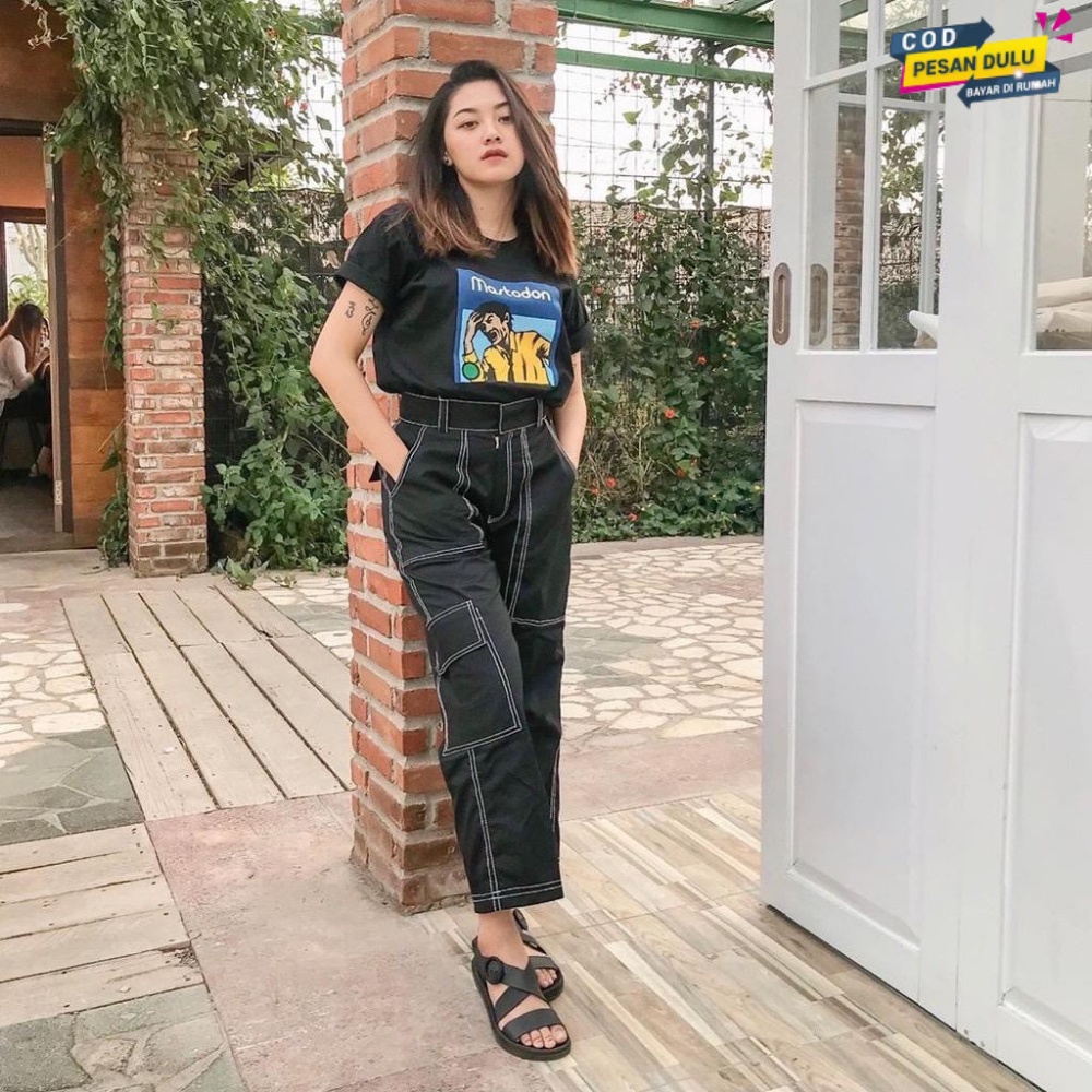 ✨ℝ𝕖𝕒𝕝 ℙ𝕚𝕔𝕥𝕦𝕣𝕖✨Celana wanita kekinian Celana kain wanita celana kulot panjang