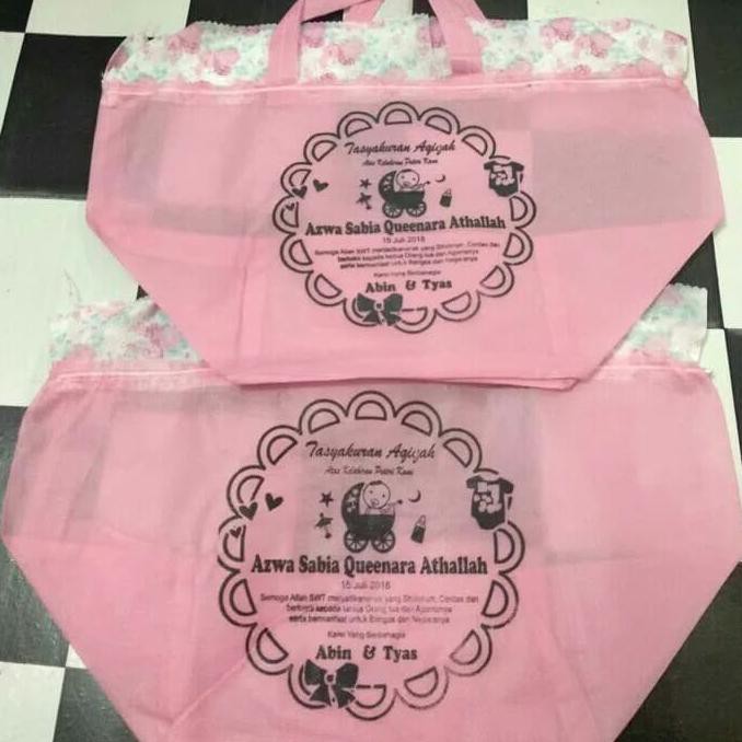 TAS AQIQAH/TAS MENGENANG/TAS SYUKURAN KEHAMILAN DAN SABLON