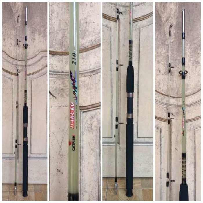 Joran Fiber Glass Catfish HARUKO Panjang 2-1 meter Dilengkapi DRAT AP-1650