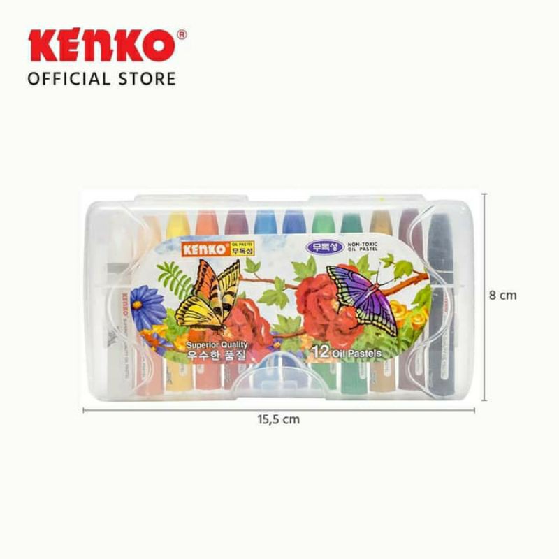 

Oil Pastel Kenko 12 Warna