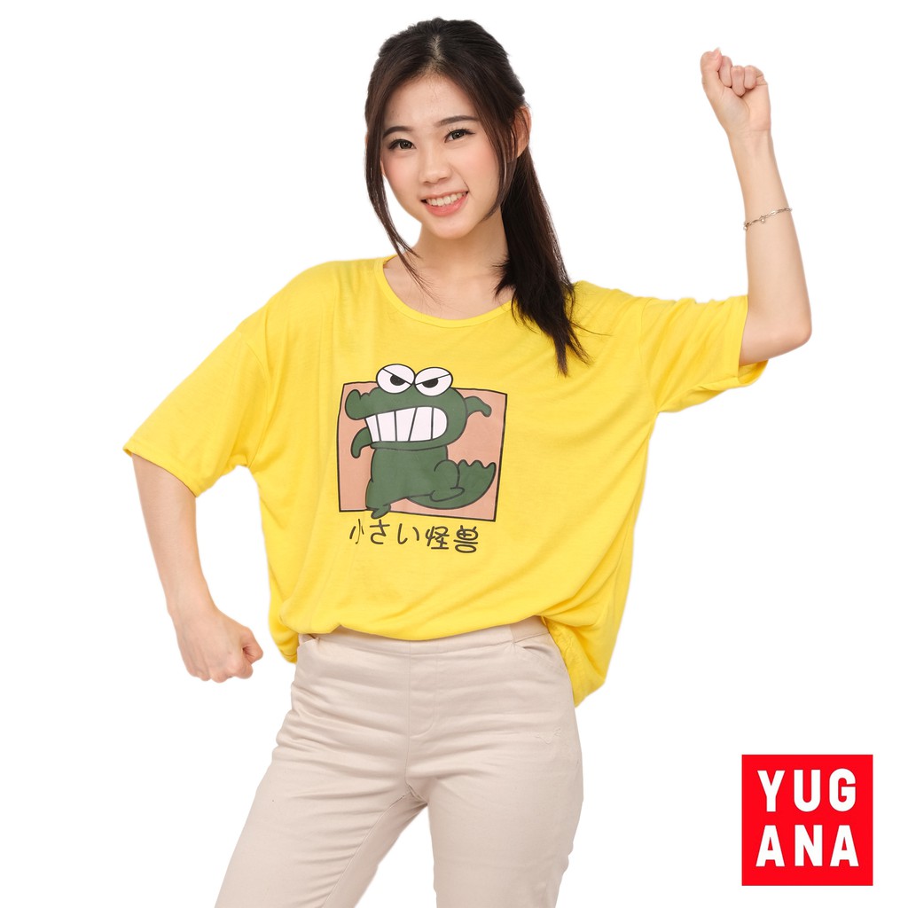 Monellina GONIA Kaos  Oversize Wanita  Lengan  Pendek  