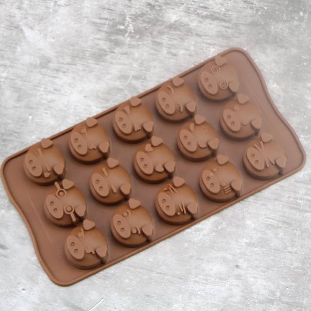Cetakan Jelly Kue Es Coklat / Cetakan Silicon / cetakan animal | Shopee
